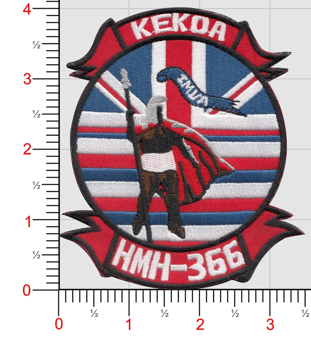 Officially Licensed Usmc Hmh-366 Hammerhead Hawaii Throwback Patches 1