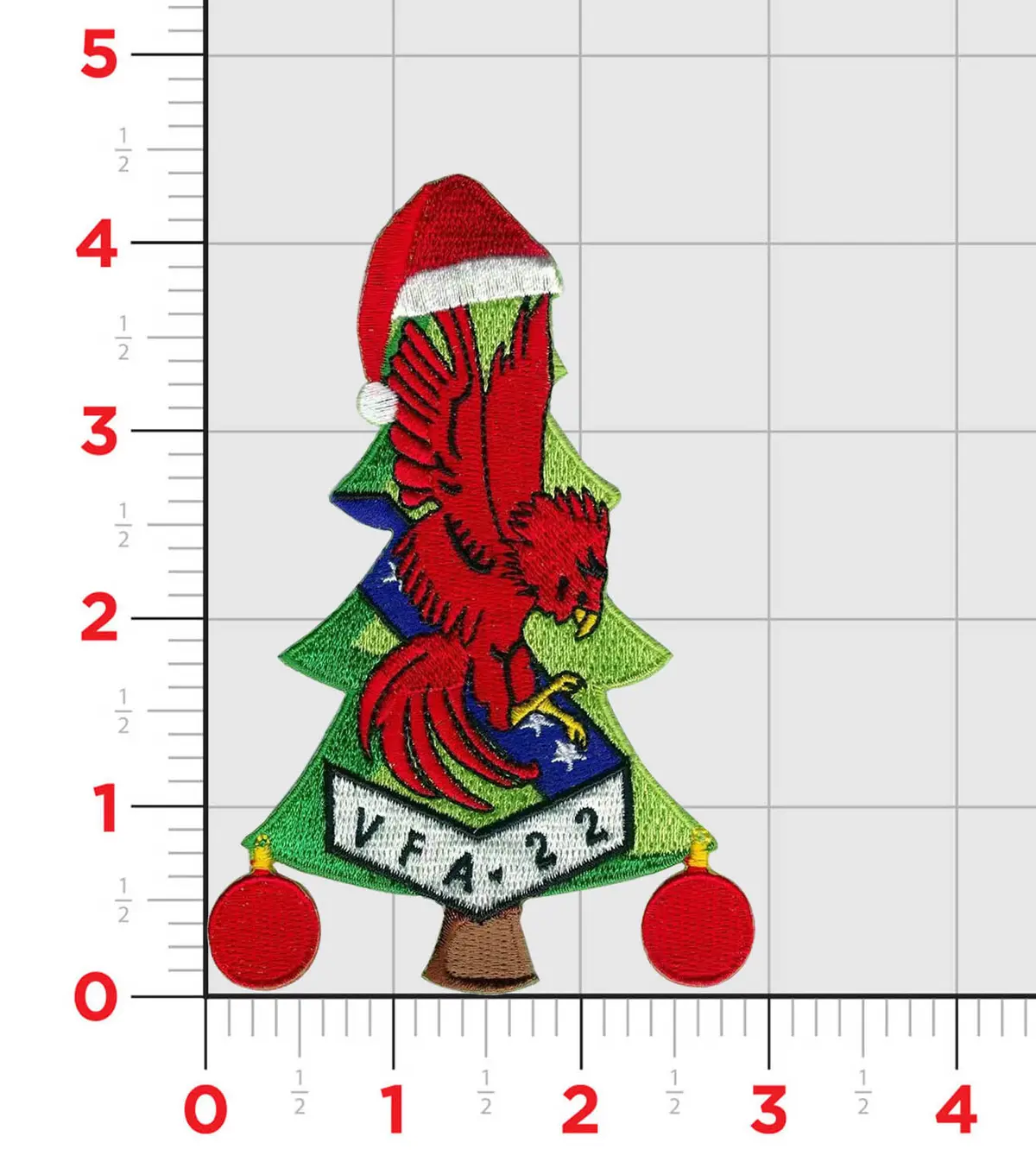 Vfa-22 Fighting Redcocks Christmas Patches 1