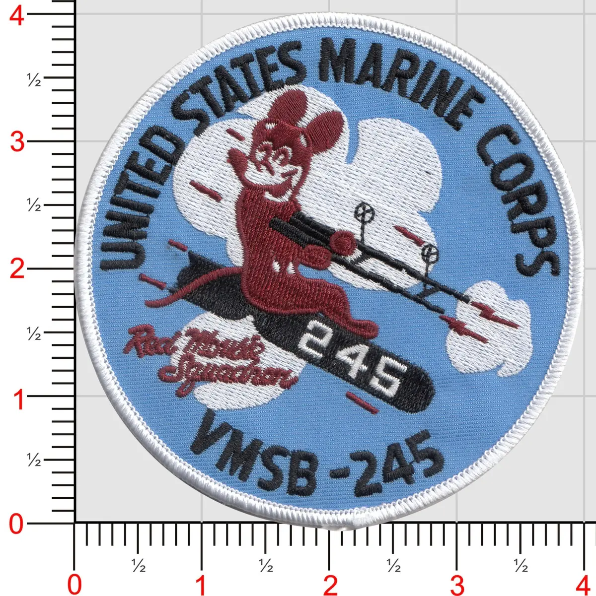 Officially Licensed Usmc Vmsb-245 Squadron Patch 1