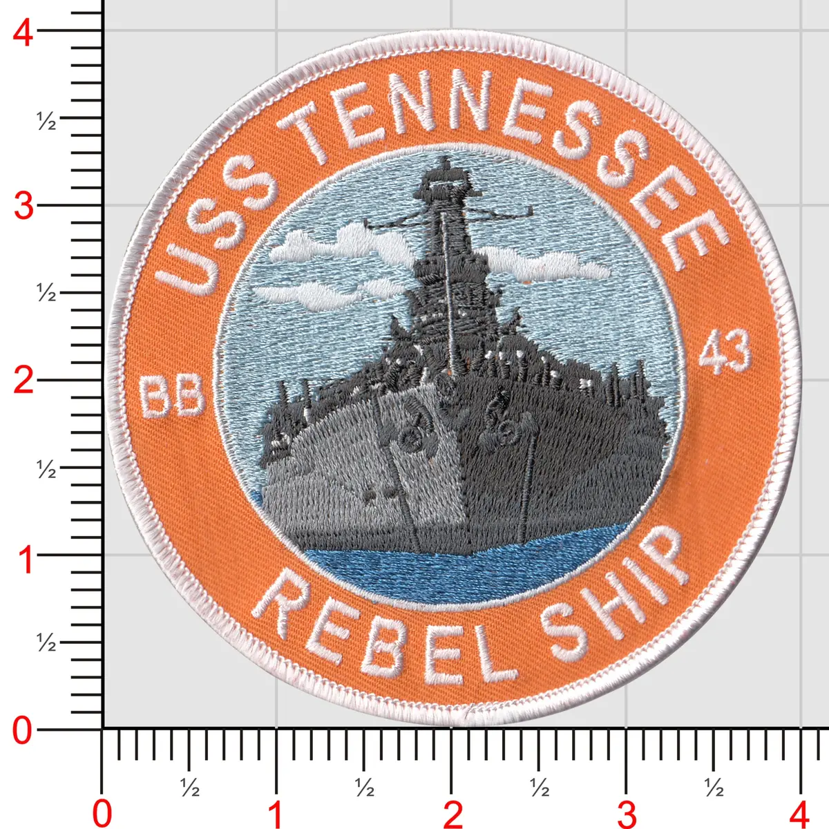 Uss Tennessee Bb-48 Patch 1