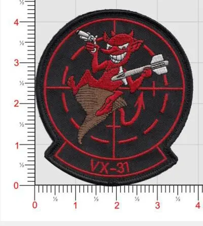 Officially Licensed Us Navy Vx-31 Dust Devils Squadron Patches 1
