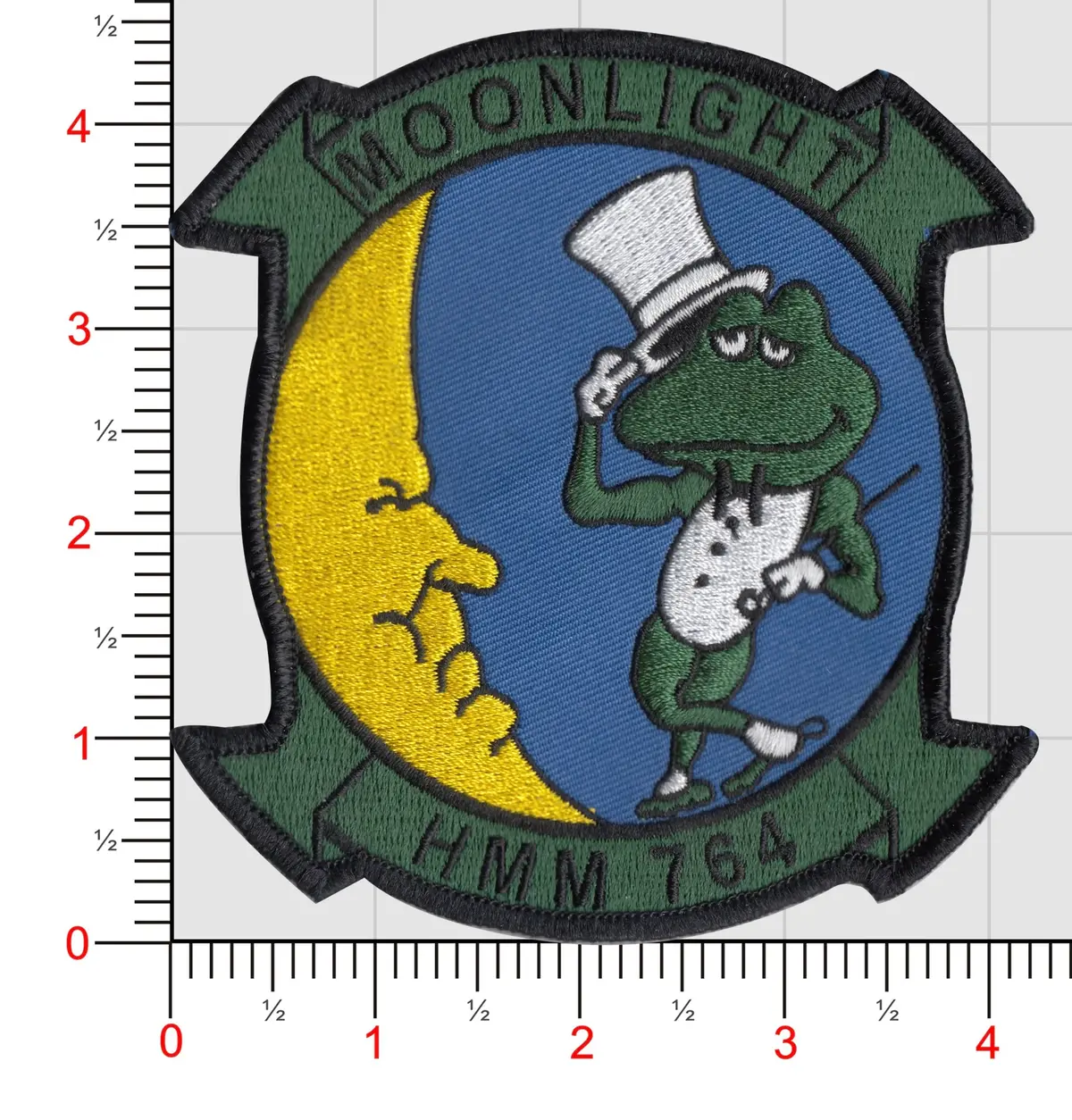 Officially Licensed Usmc Hmm-764  Moonlight Patch 1