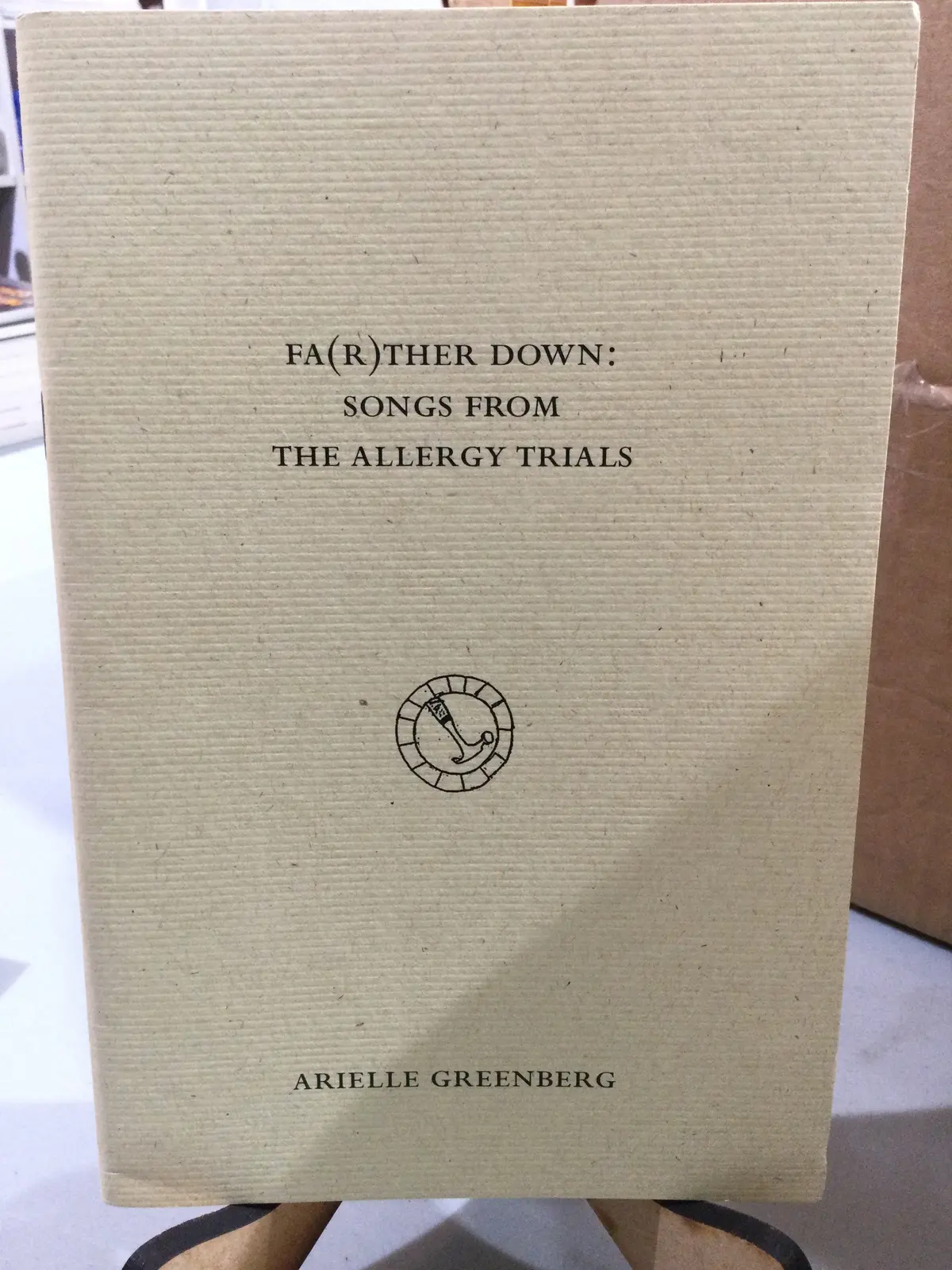 [Rare] Greenberg, Arielle: Far(R)Ther Down: Songs From The Allergy Trials [Used Paperback] 1
