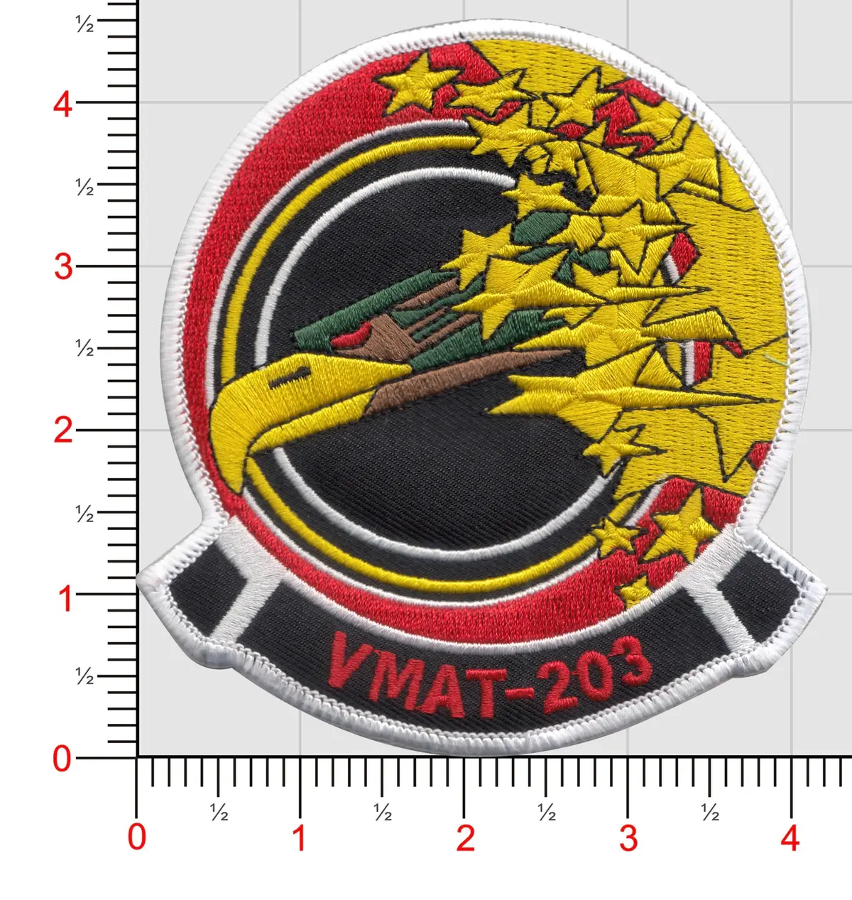 Officially Licensed Usmc Vmat-203 Hawks Patch 1