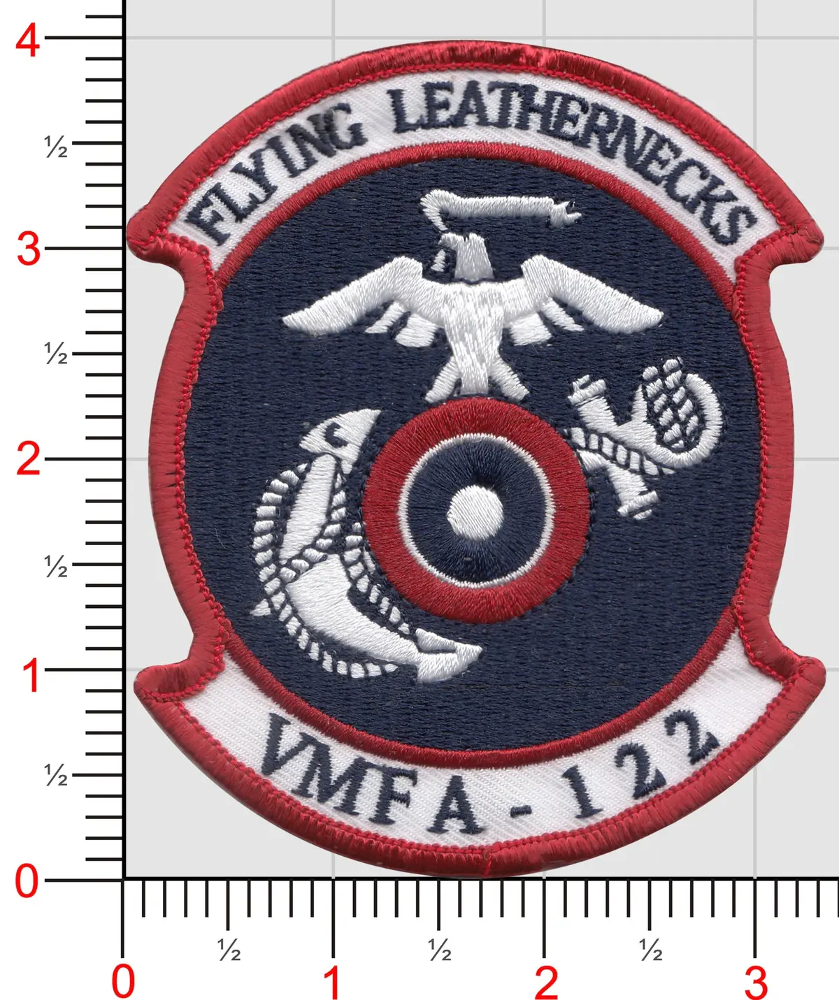 Officially Licensed Usmc Vmfa-122 Flying Leathernecks Squadron Patch 1