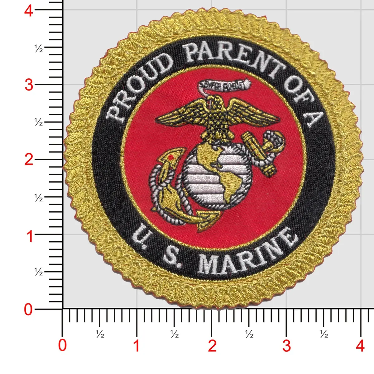 Officially Licensed Usmc Marine Parent Patch 1