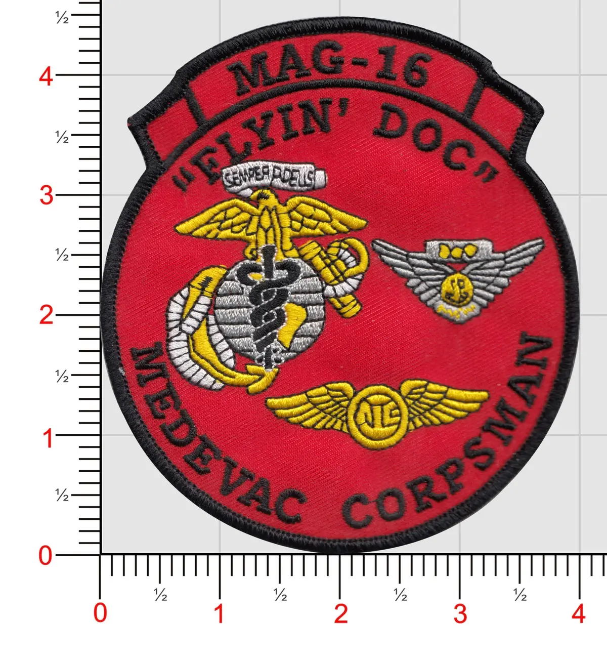 Officially Licensed Mag-16 Med Evac Patch 1