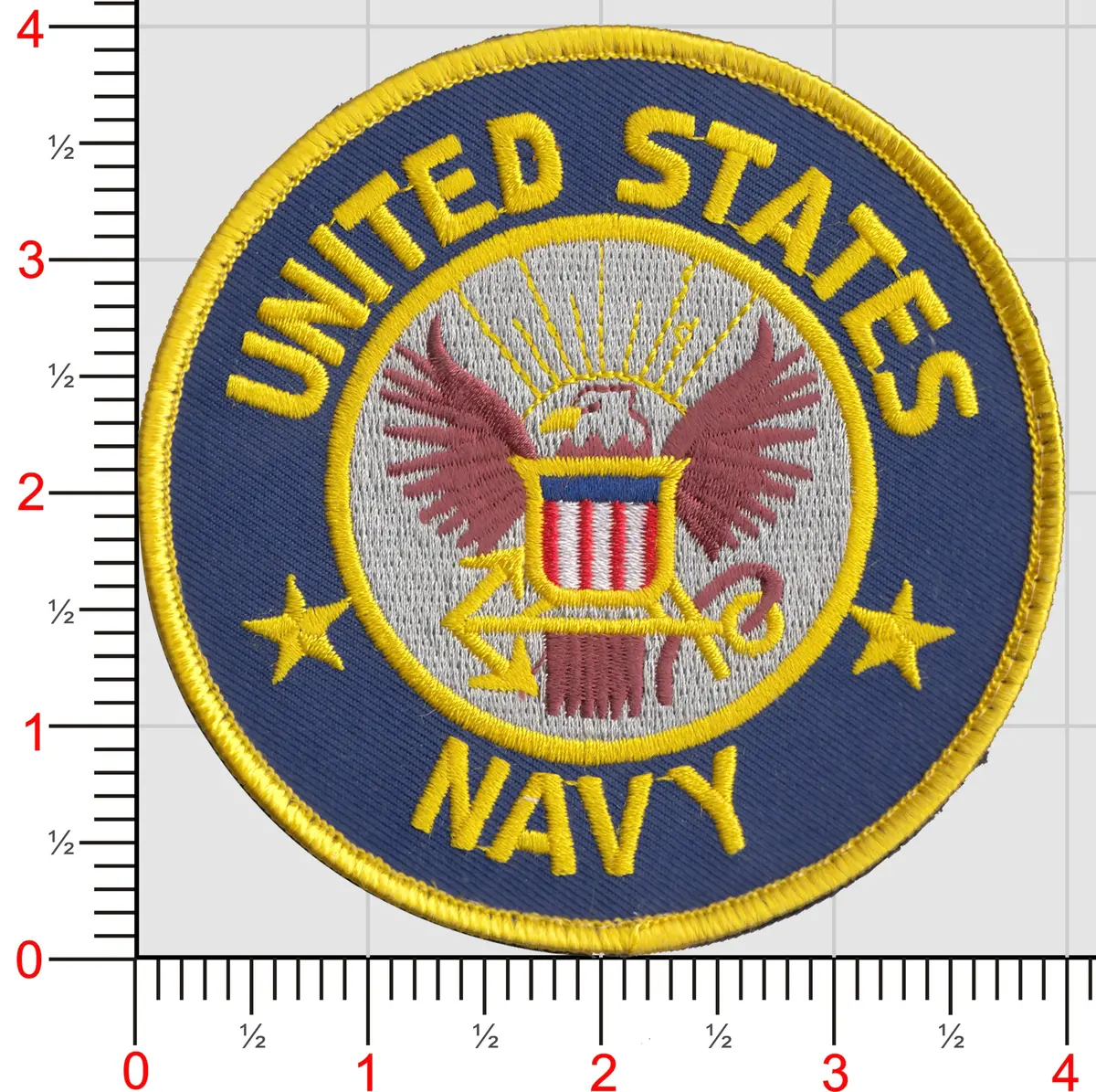 Officially Licensed Us Navy Enlisted Crest Patch (Navy) 1