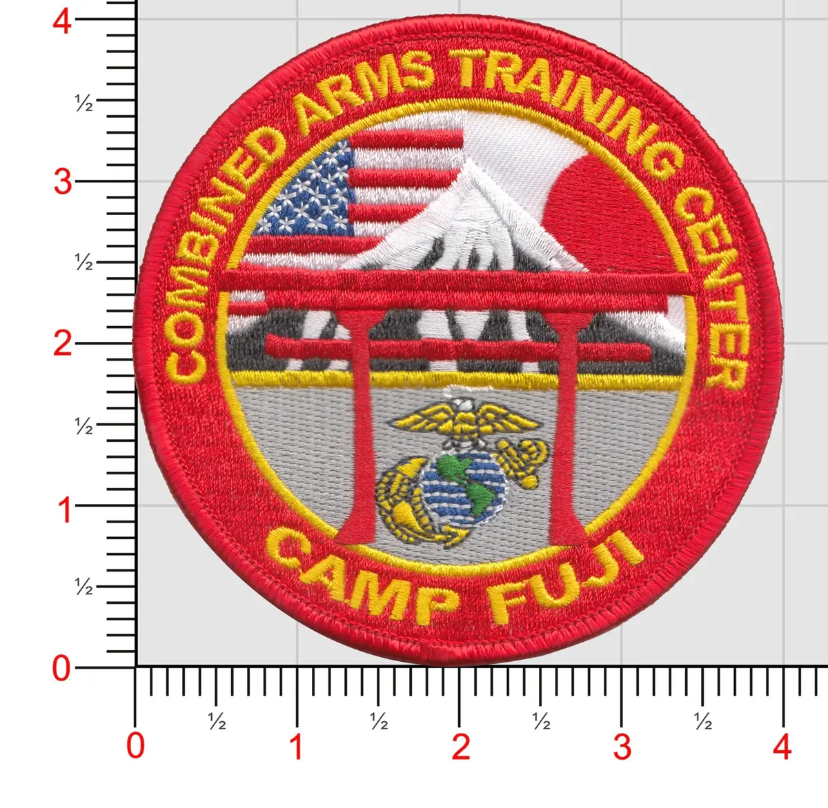 Officially Licensed Usmc Camp Fuji Patch 1