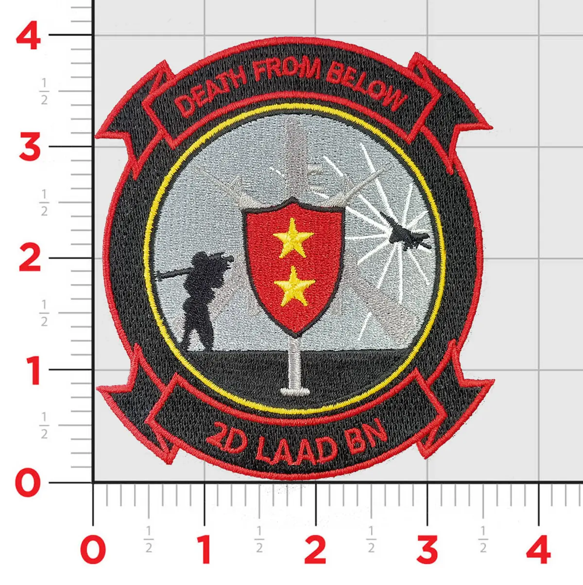 Officially Licensed 2Nd Laad Low Altitude Air Defense Battalion Patch 1