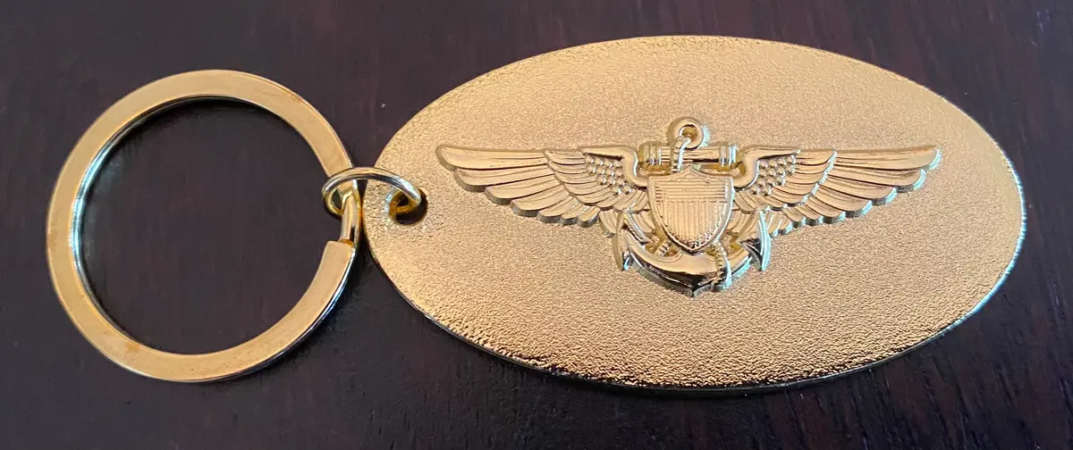 Naval/Marine Aviator Wings Key Ring 1