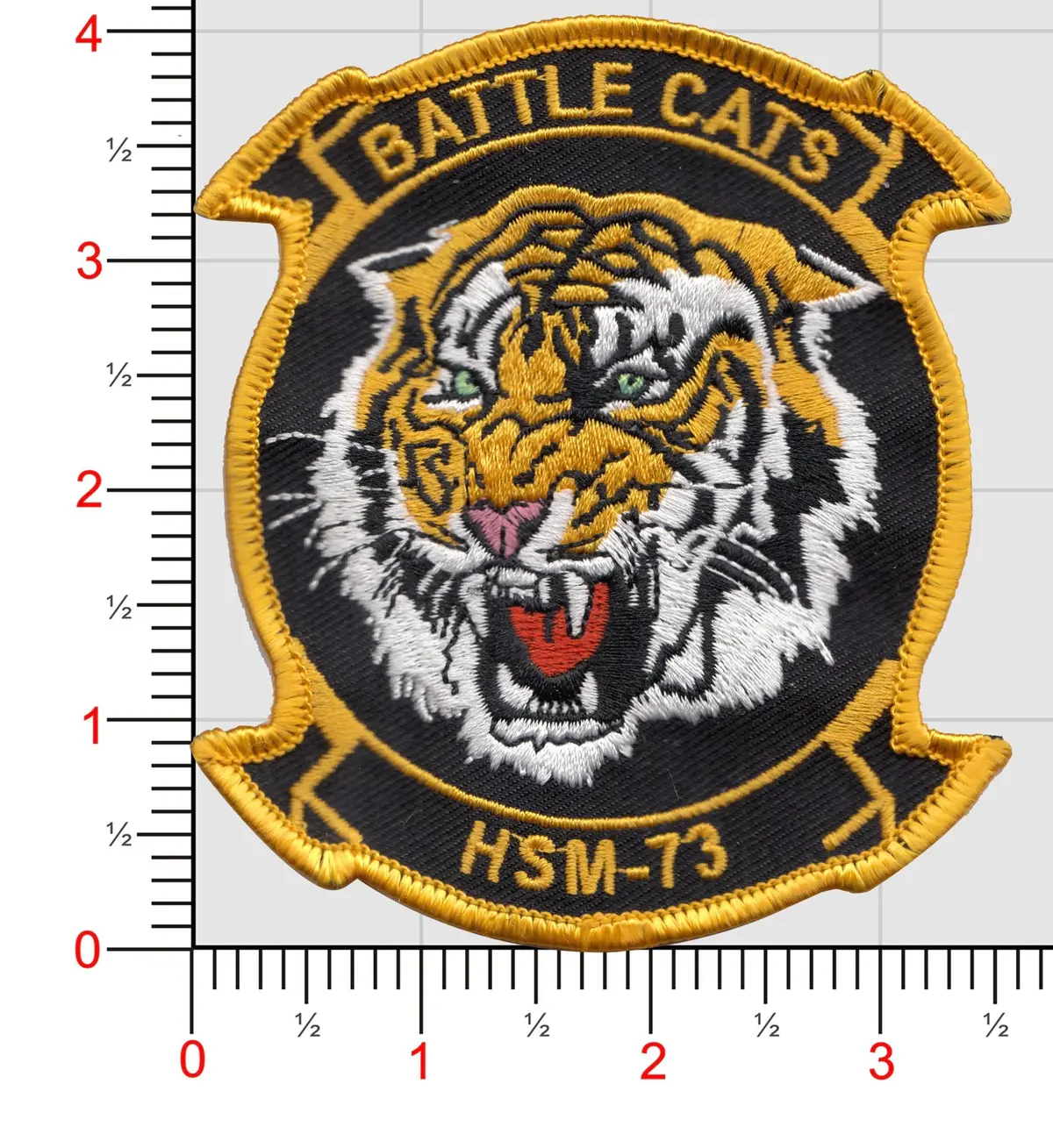 Officially Licensed Us Navy Hsm-73 Battle Cats Squadron Patches 1