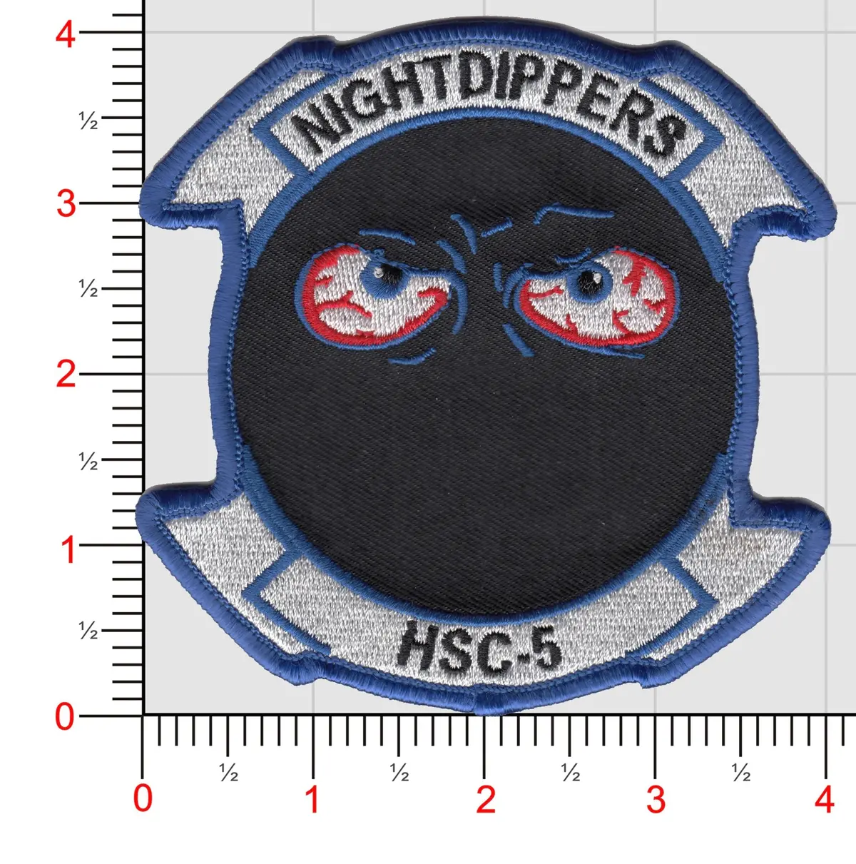 Officially Licensed Us Navy Hsc-5 Nightdippers Patch 1