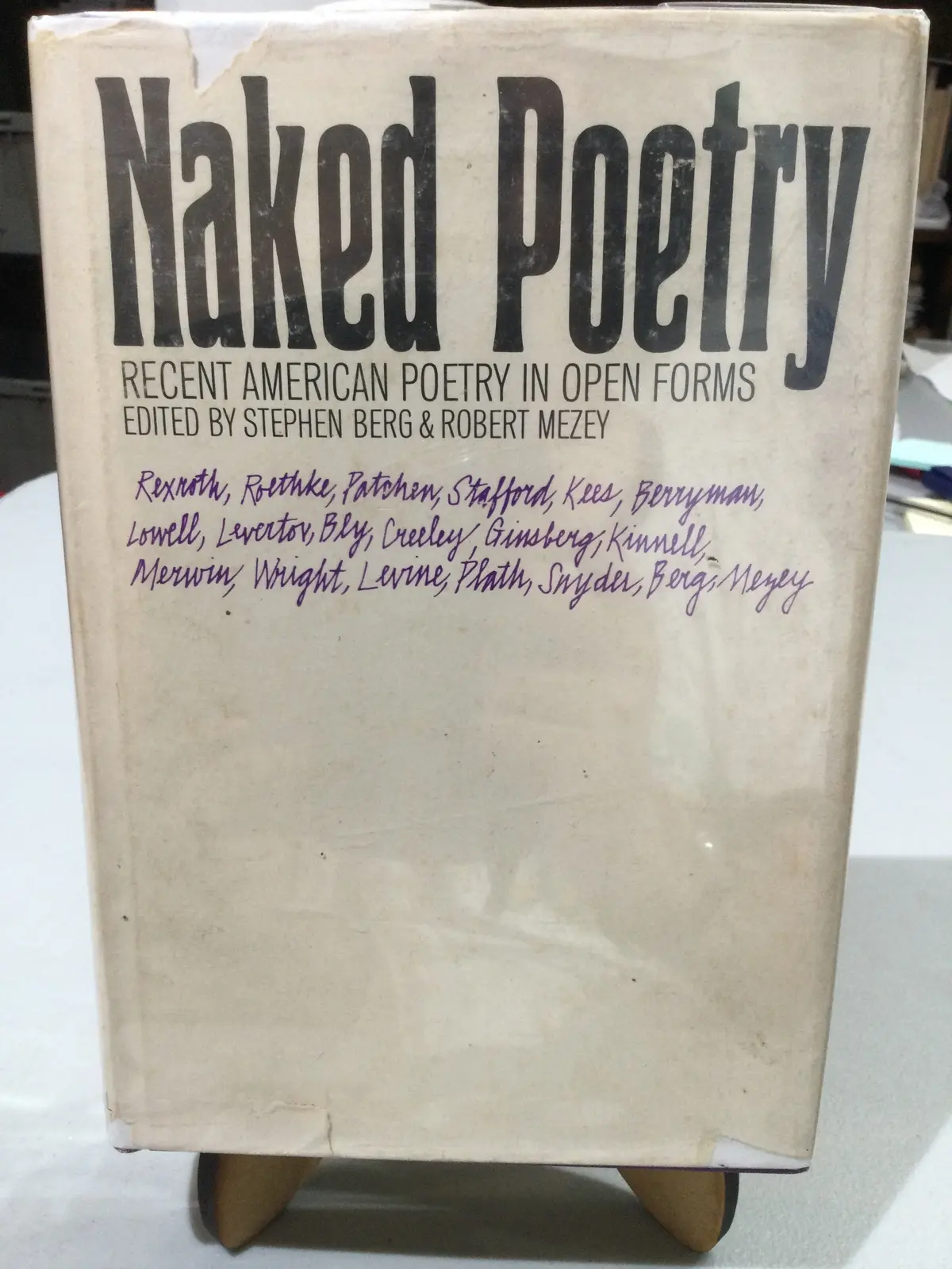 [Rare] Ed. Berg, Stephen; Mezey, Robert: Naked Poetry [Used Hardcover] 1
