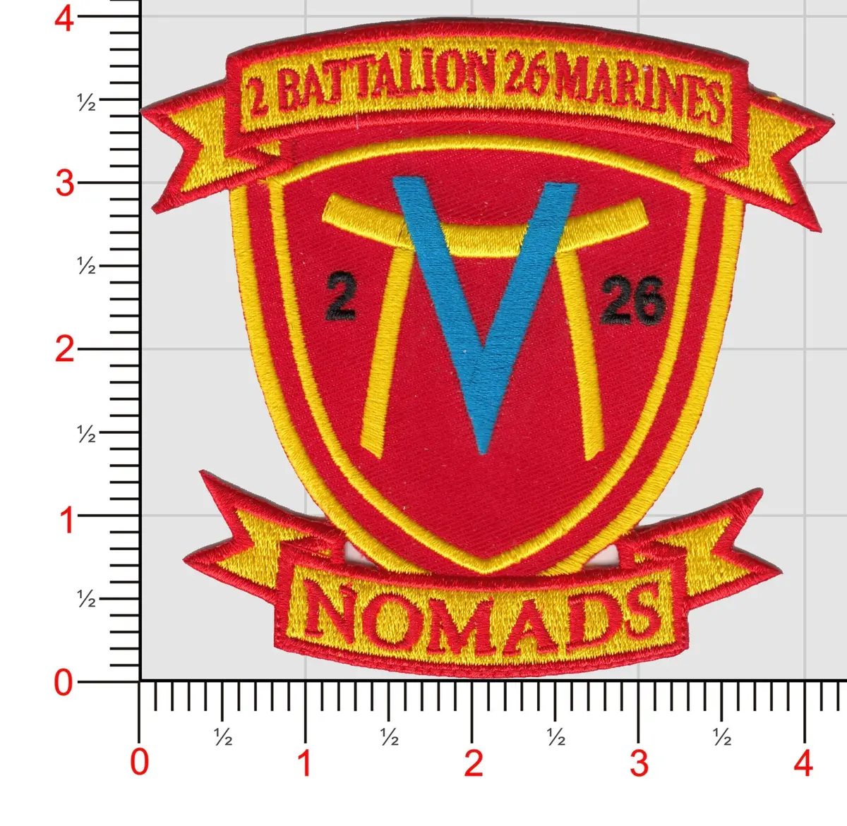 Officially Licensed Usmc 2Nd Bn 26Th Marines Nomads Patch 1