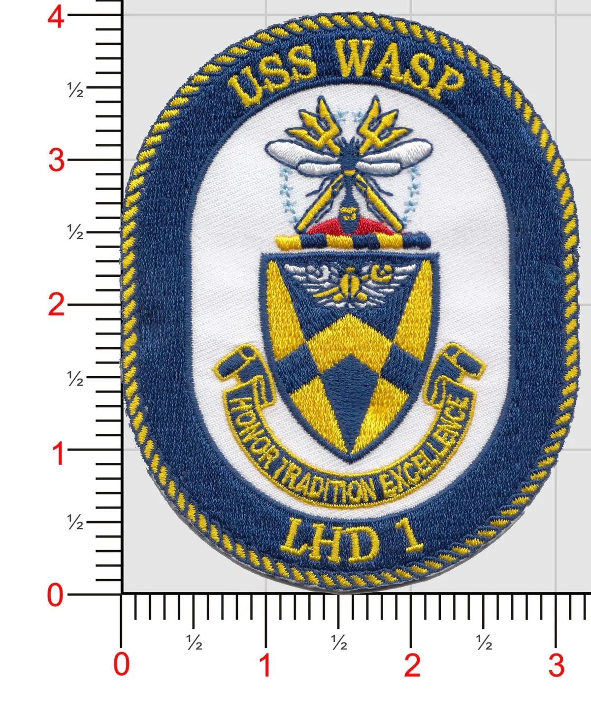 Officially Licensed Us Navy Uss Wasp Lhd-1 Patch 1