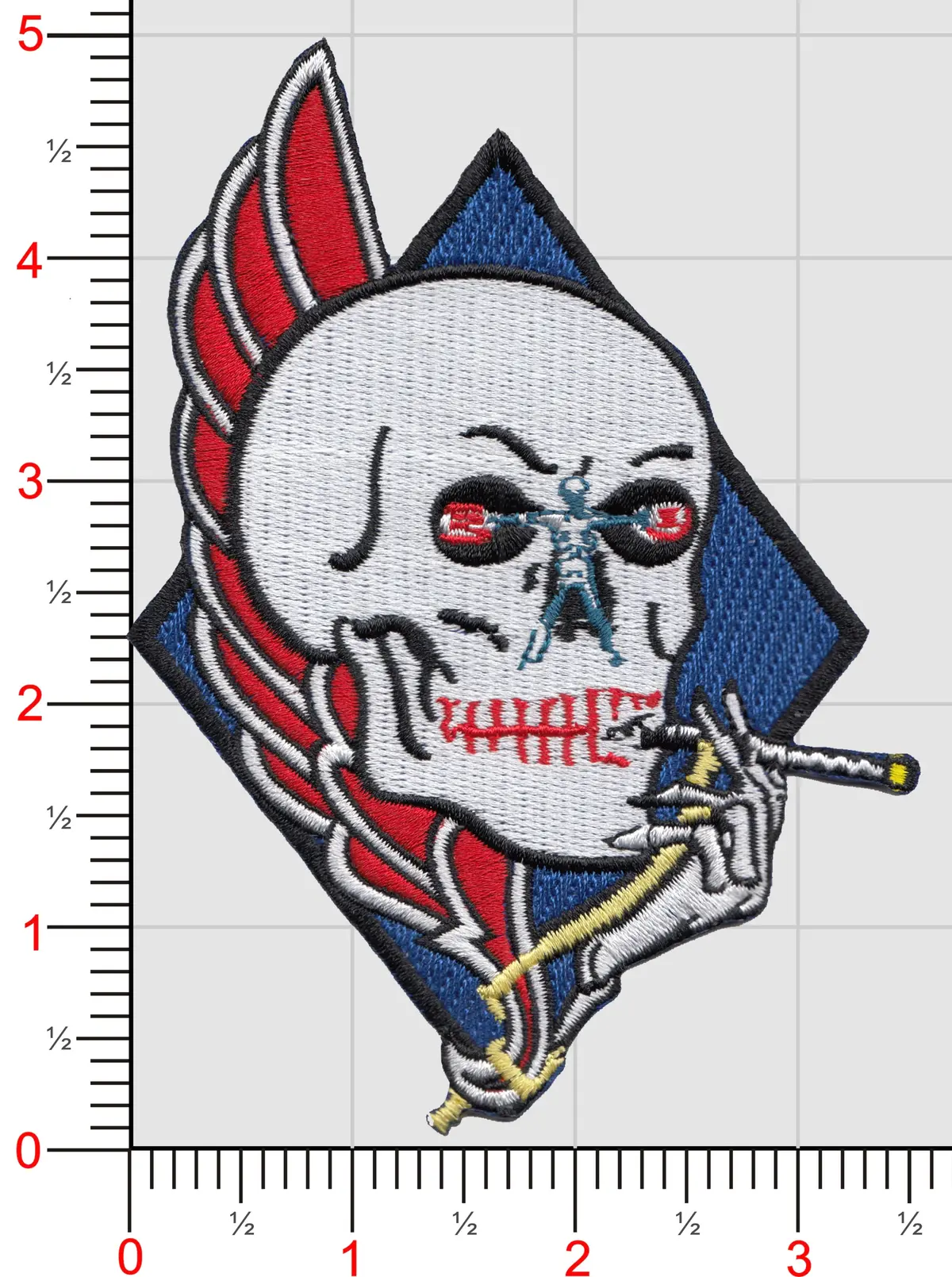 Officially Licensed Us Navy Va-34 Vfa-34 Blue Blasters Patch 1