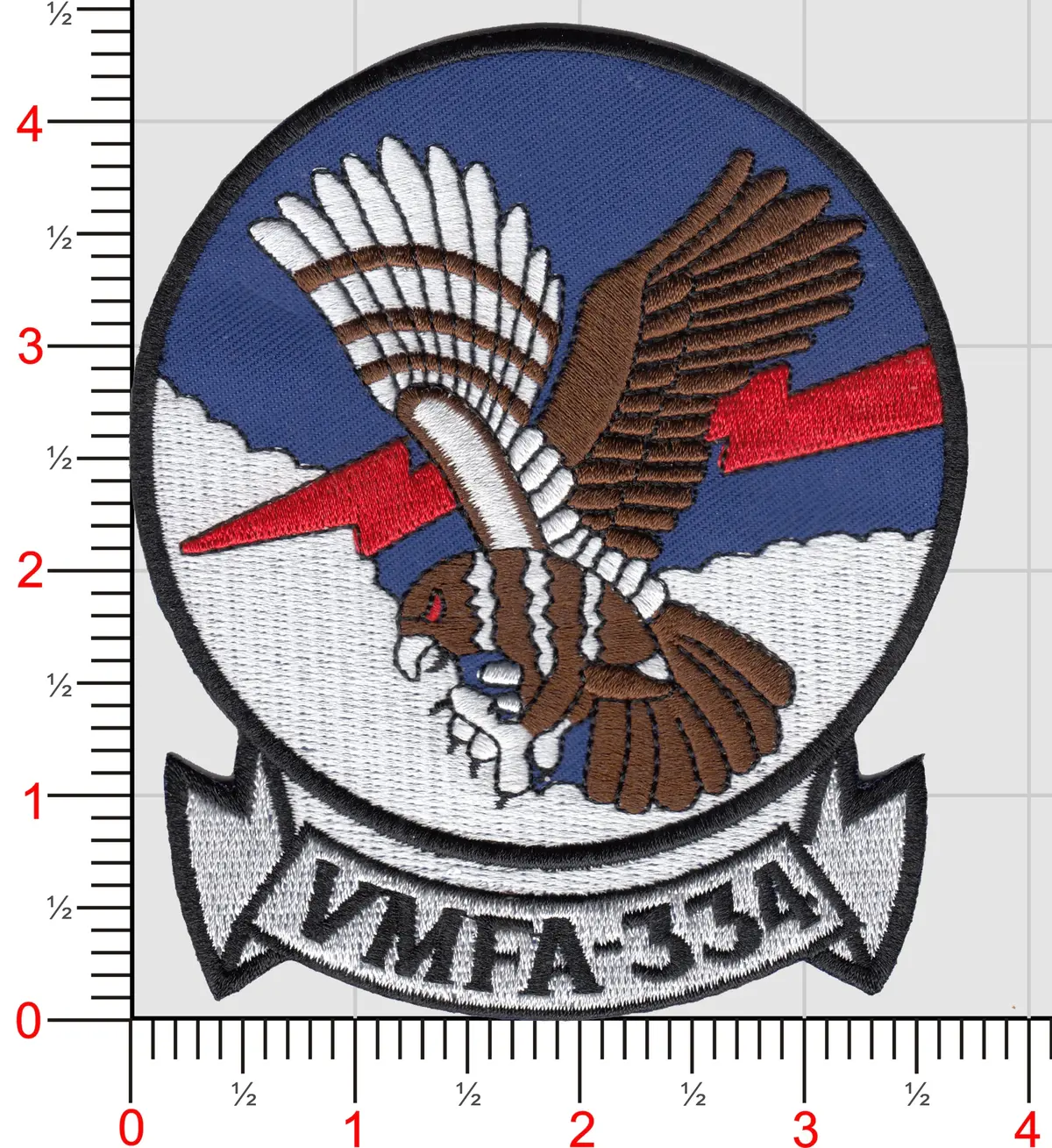 Officially Licensed Usmc Vmfa-334 Falcons Patch 1