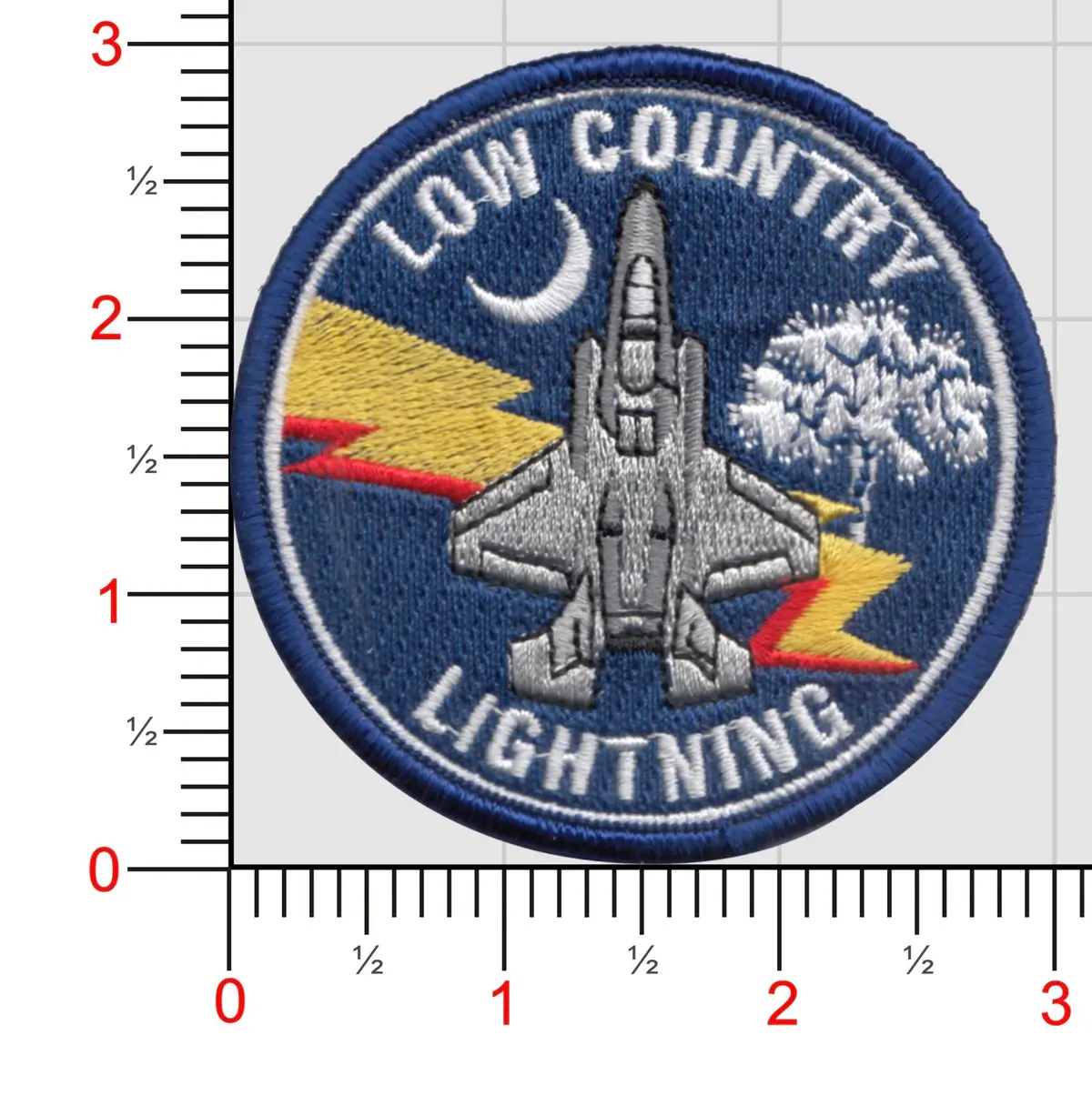 Official Vmfat-501 Warlords Low Country F-35 Shoulder Patch 1