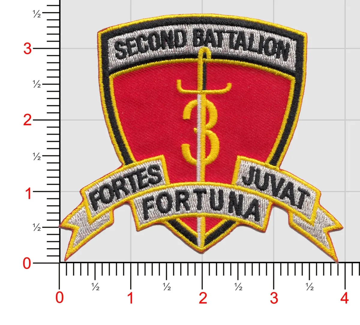 Officially Licensed Usmc 2Nd Battalion 3Rd Marines Patch 1