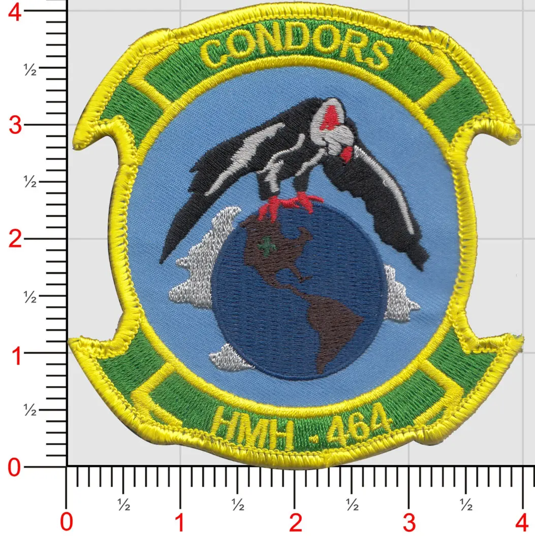 Officially Licensed Usmc Hmh-464 Condors Friday Patch 1