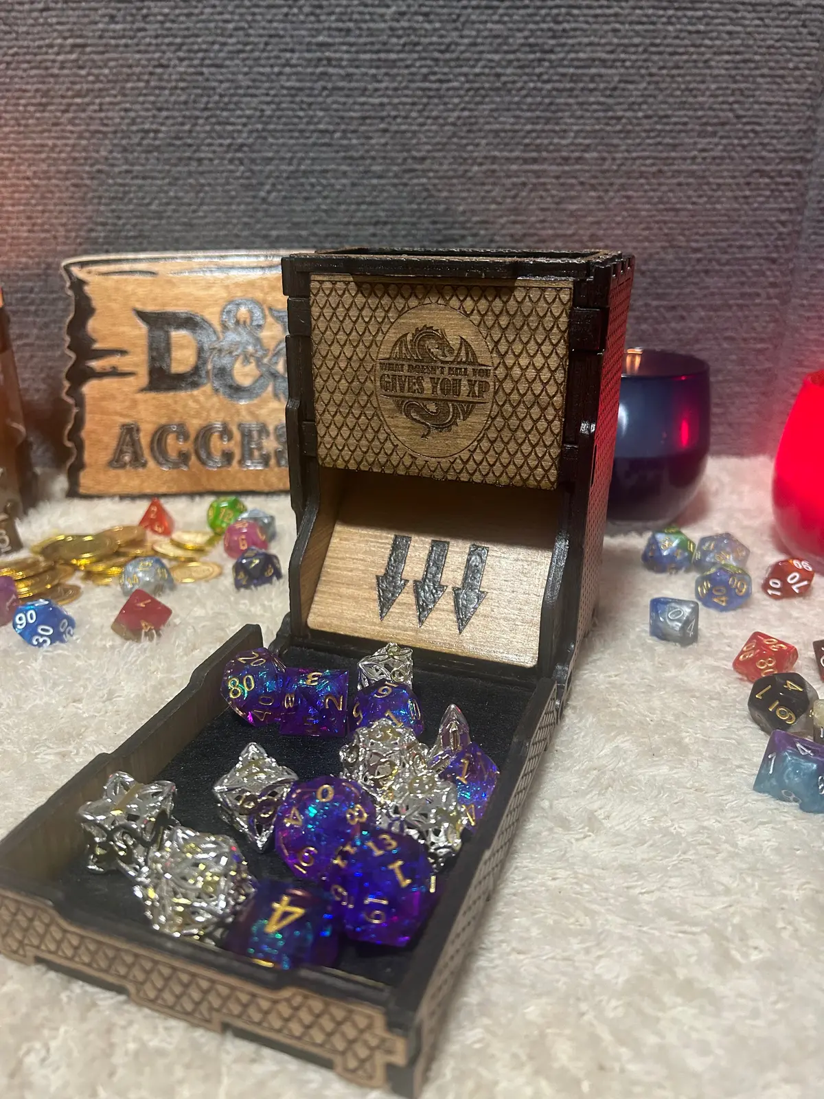 Custom Dice Tray/Tower 1