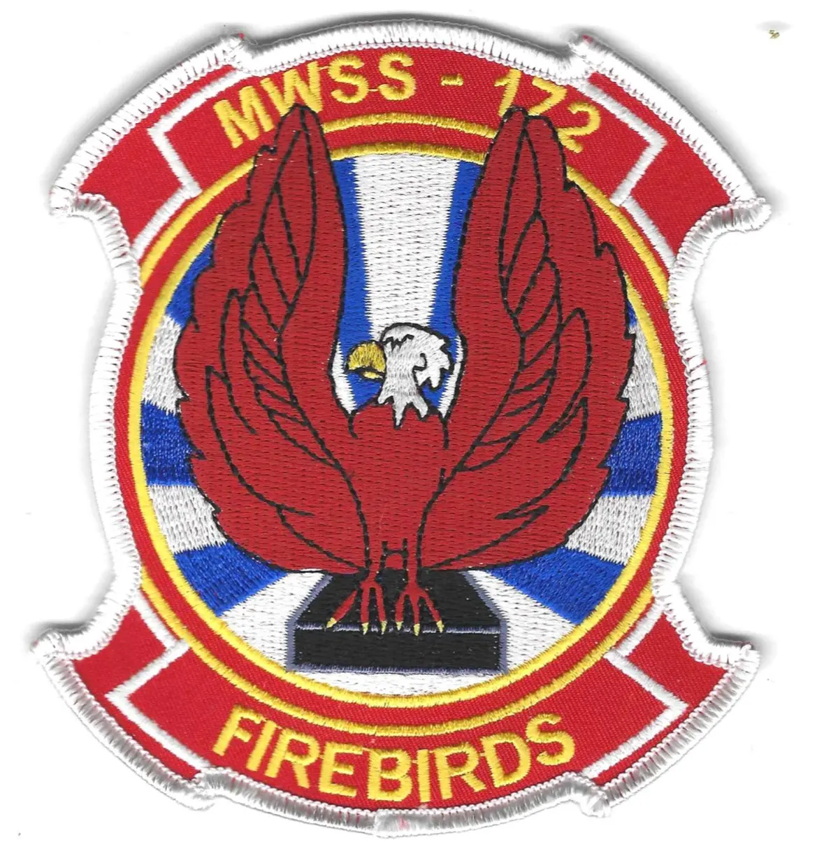 Officially Licensed Usmc Mwss-172 Firebirds Patch 1