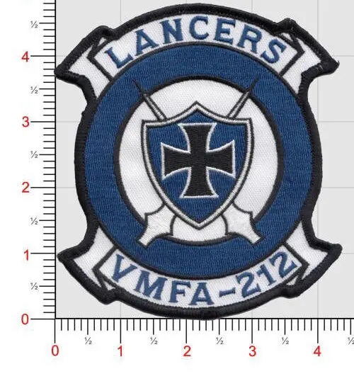 Officially Licensed Usmc Vmfa-212 Lancers Squadron Patch 1