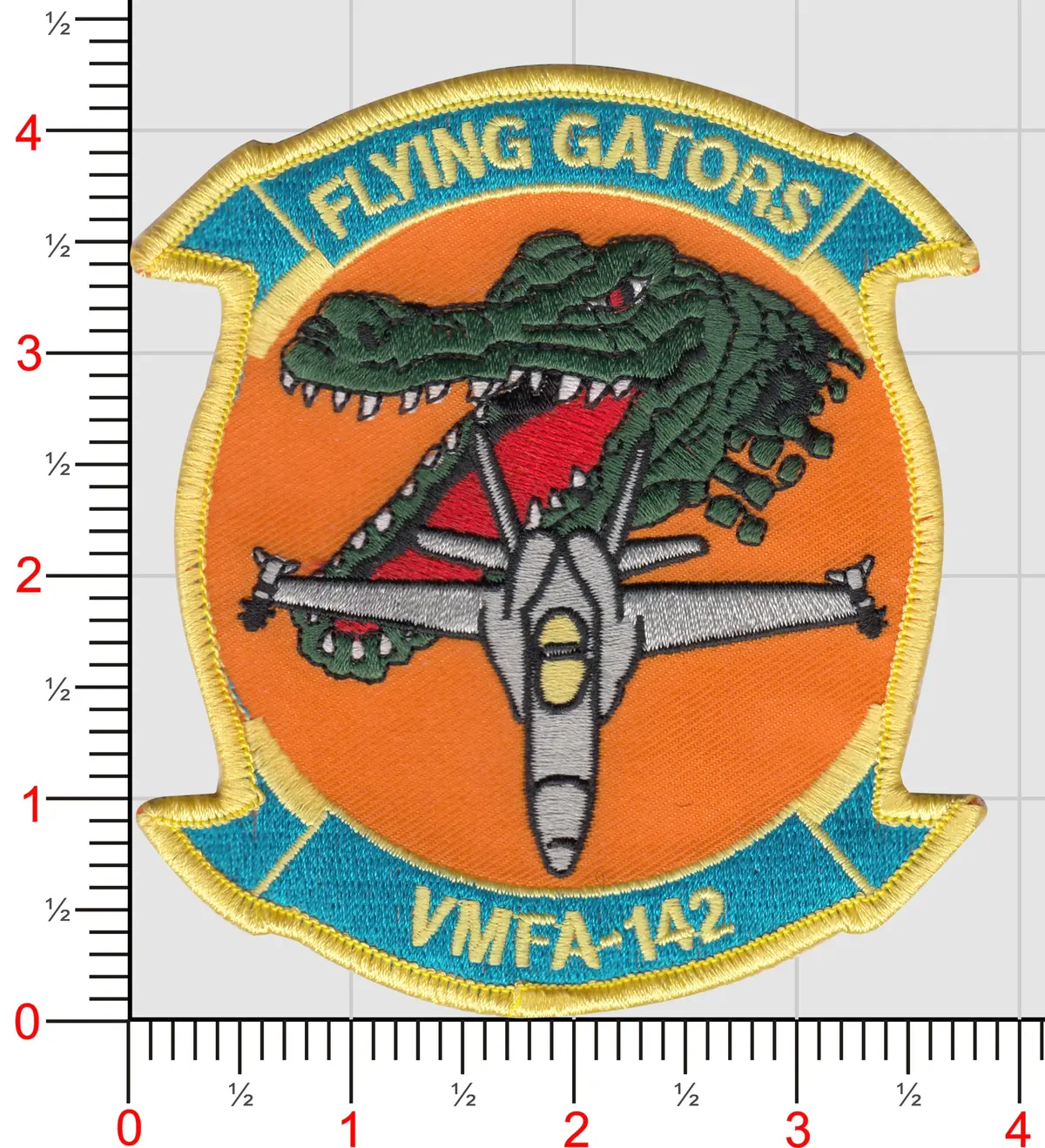 Officially Licensed Usmc Vmfa-142 Flying Gators Patch 1
