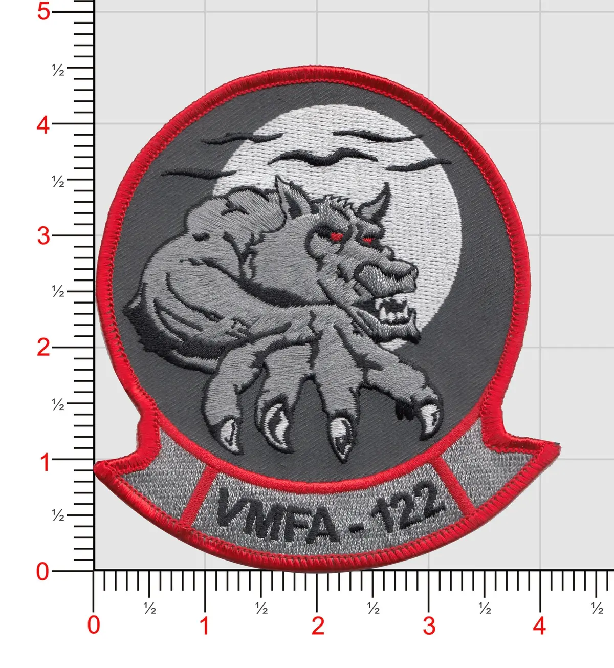 Officially Licensed Usmc Vmfa-122 Werewolves Squadron Patch 2