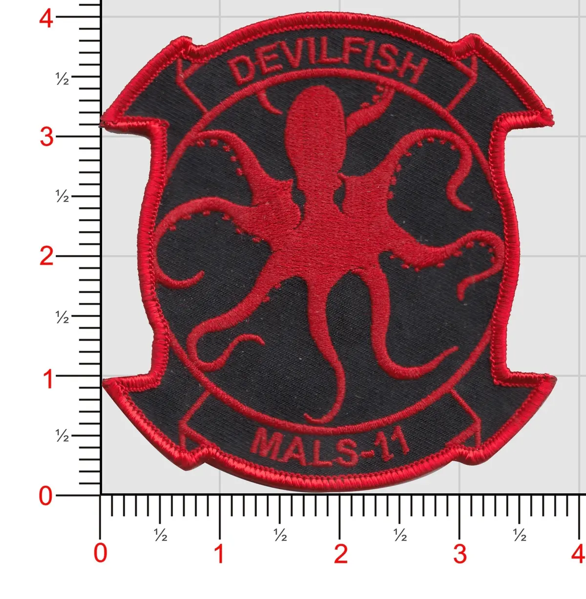 Officially Licensed Usmc Mals-11 Devilfish 2022 Patch 1