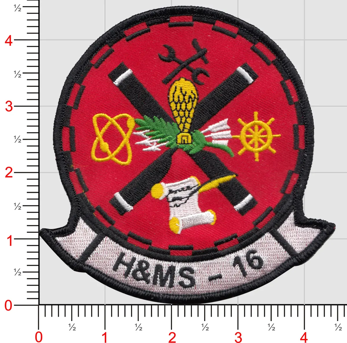 Officially Licensed Usmc H&Ms-16 Patch 1