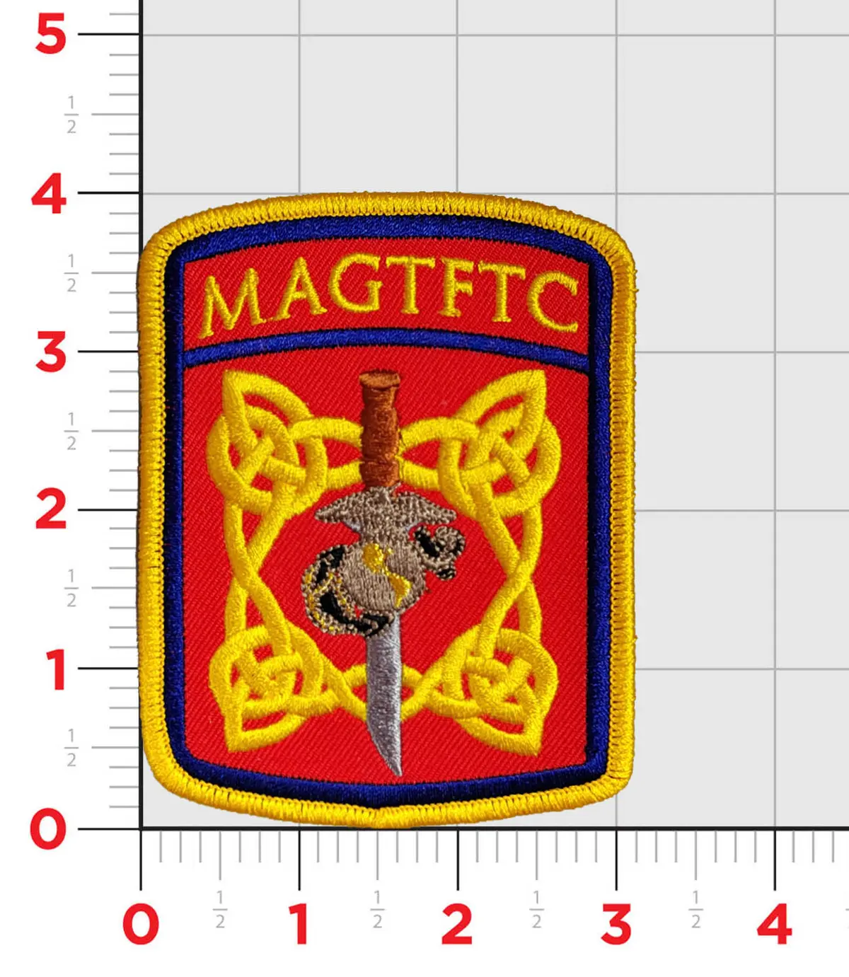 Officially Licensed Marine Air Ground Task Force Training Center Magtftc 29 Palms Patch (Magtftc) 2