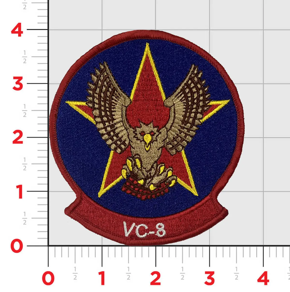 Officially Licensed Us Navy Vc-8 Red Tails Patch 1
