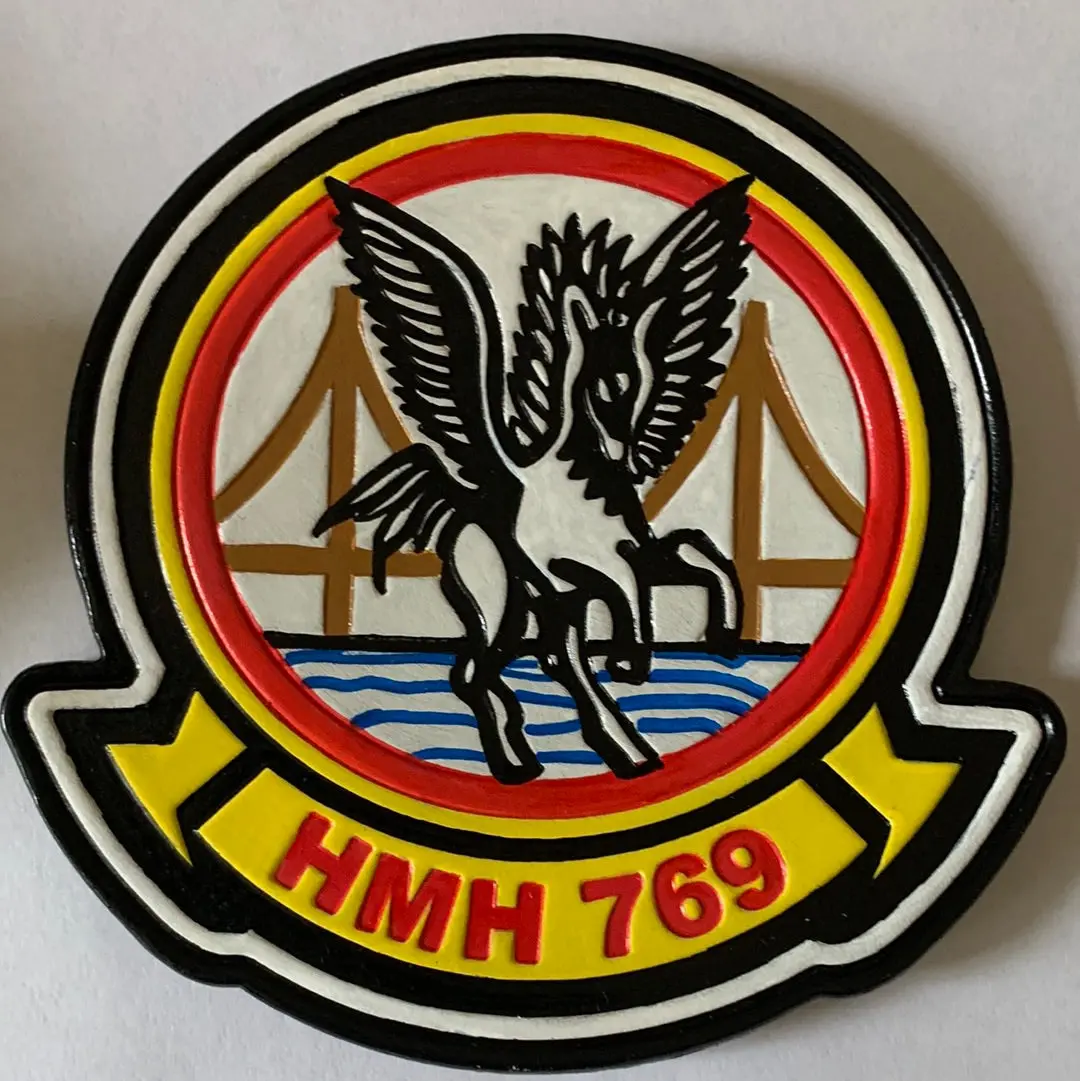 Officially Licensed Hmh-769 Titans Leather Patches 2