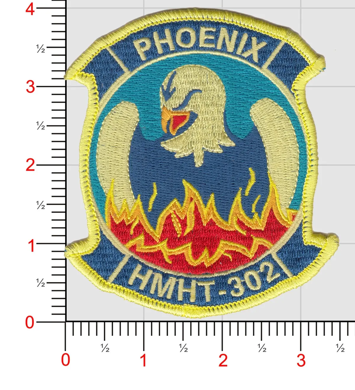 Officially Licensed Usmc Hmht-302 Phoenix Squadron Patch 1
