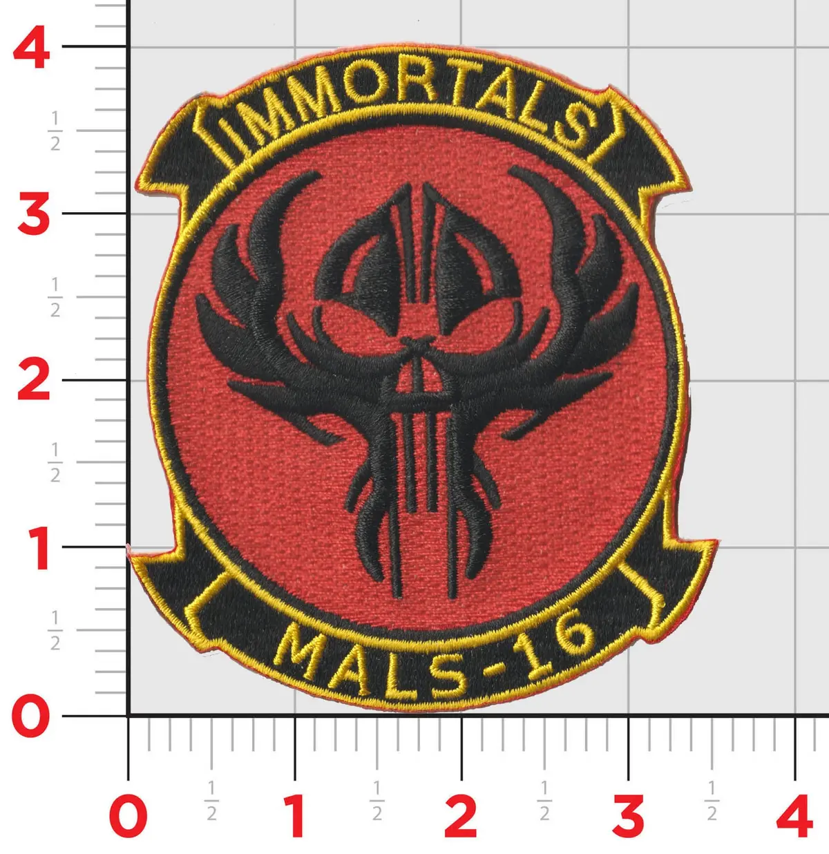 Officially Licensed Usmc Mals-16 Immortals Patch 1
