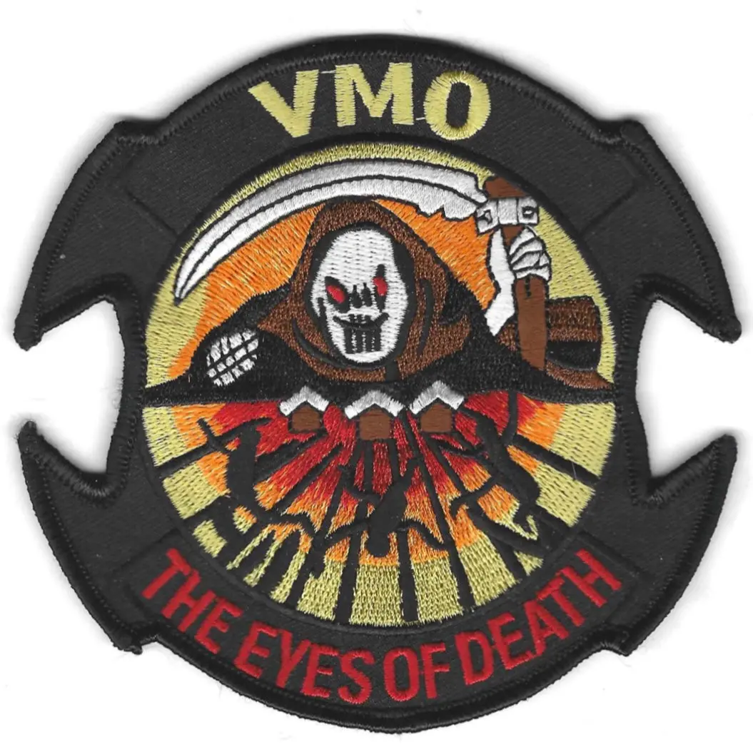 Officially Licensed Usmc Vmo-6 Eyes Of Death Patch 1