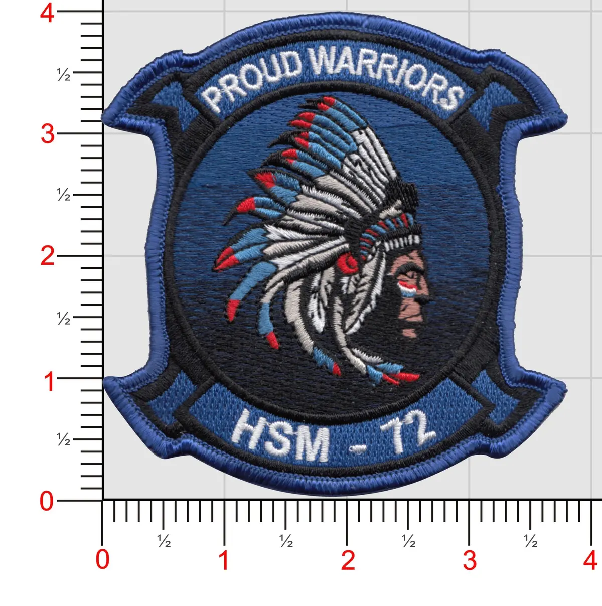 Officially Licensed Hsm-72 Proud Warriors Faded Squadron Patches 3