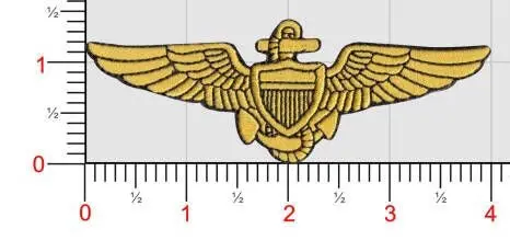 Navy/Marine Aviator Wings Patch 1