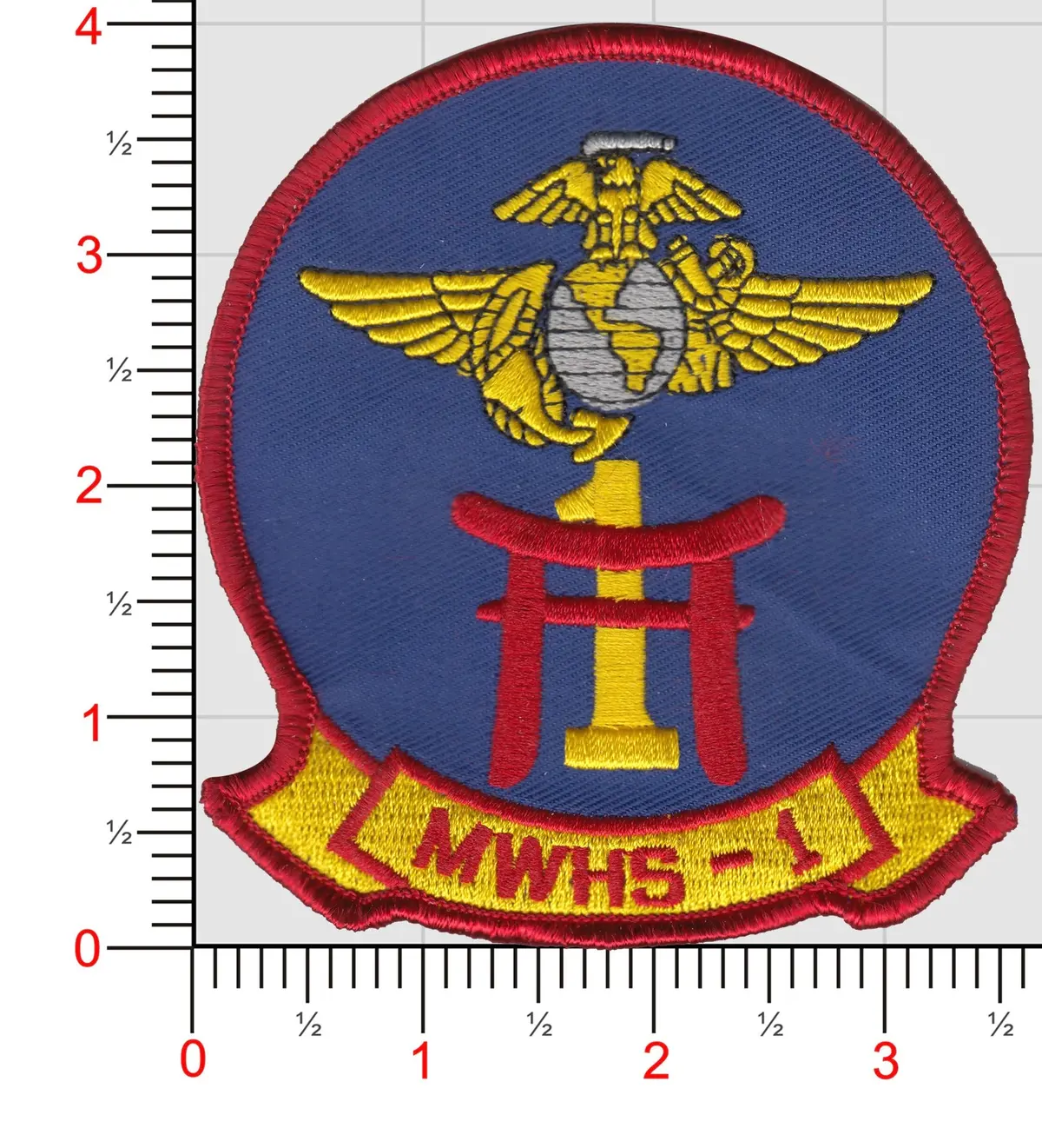 Officially Licensed Usmc Mwhs 1 America's Finest Patch 1