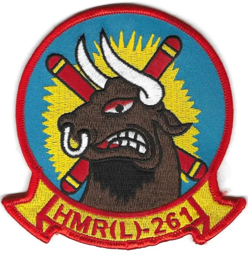 Officially Licensed Usmc Hmr(L)-261 Patch 1