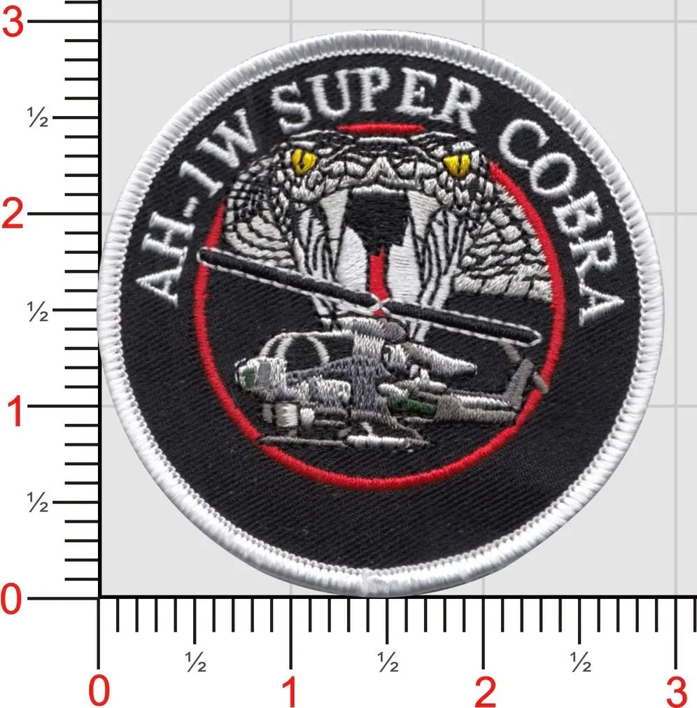 Ah-1W Super Cobra Hours Patches 1