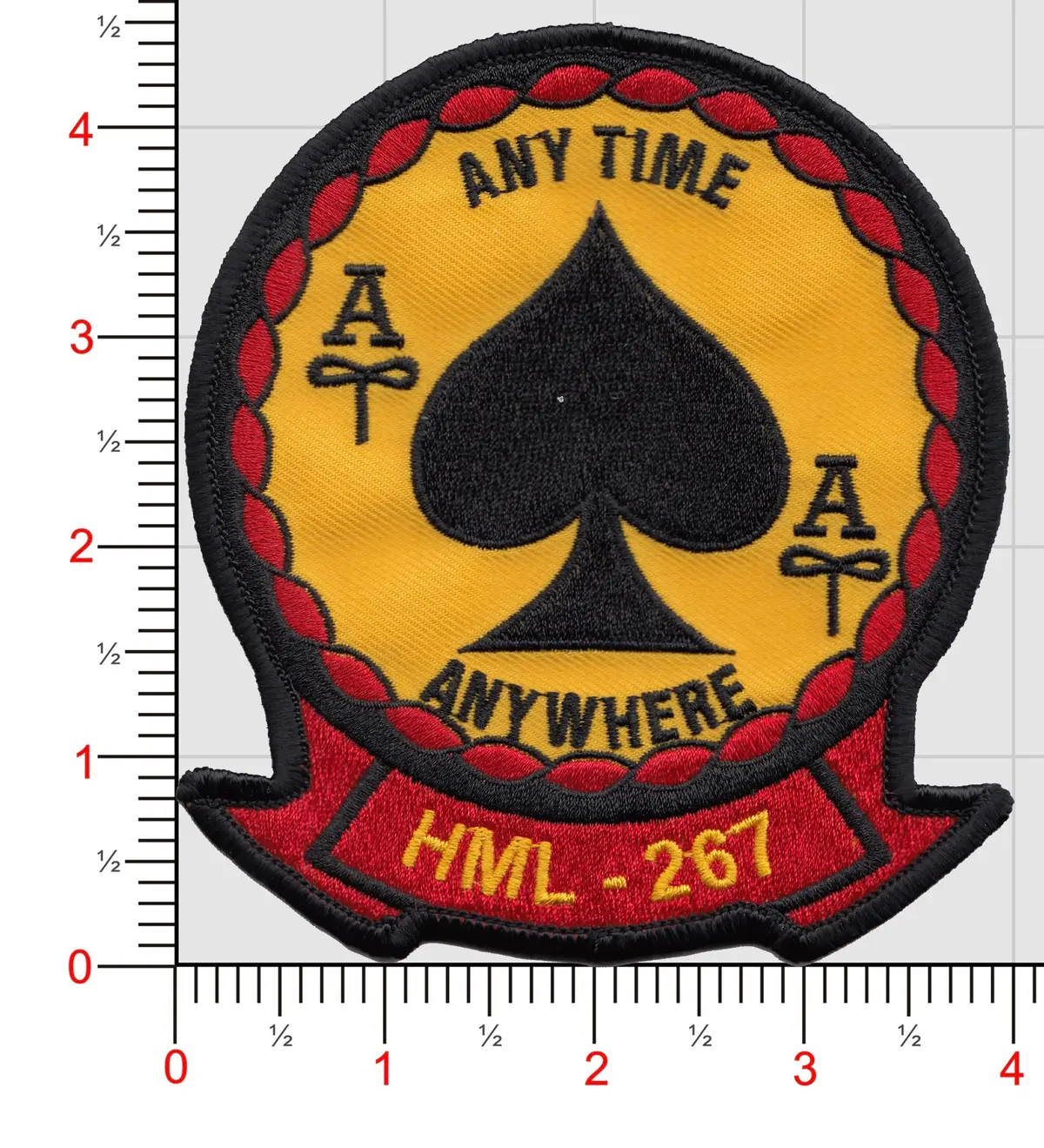 Officially Licensed Usmc Hml-267 Squadron Patch 1