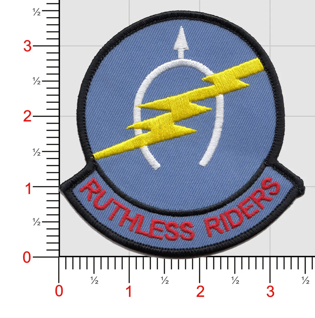 Us Army B Troop 7/17 Cav Ruthless Riders Patch (7/17) 1