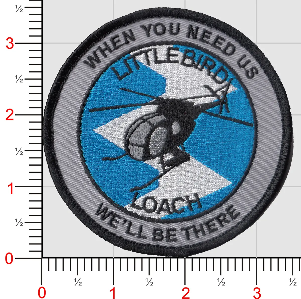 Oh-6 Loach/Little Bird Helicopter Patch 1