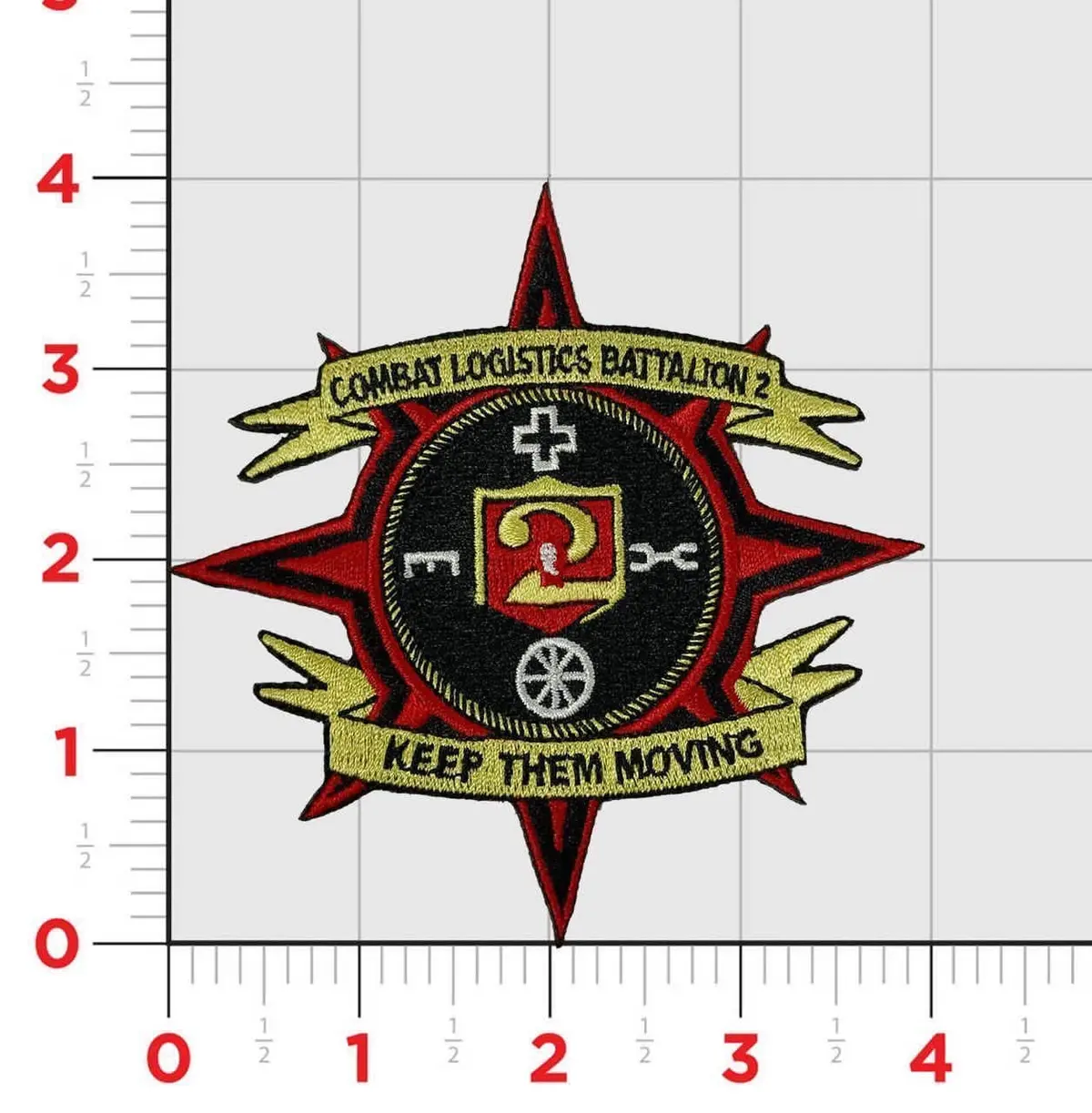 Officially Licensed 2Nd Combat Logistics Battalion Patch 1