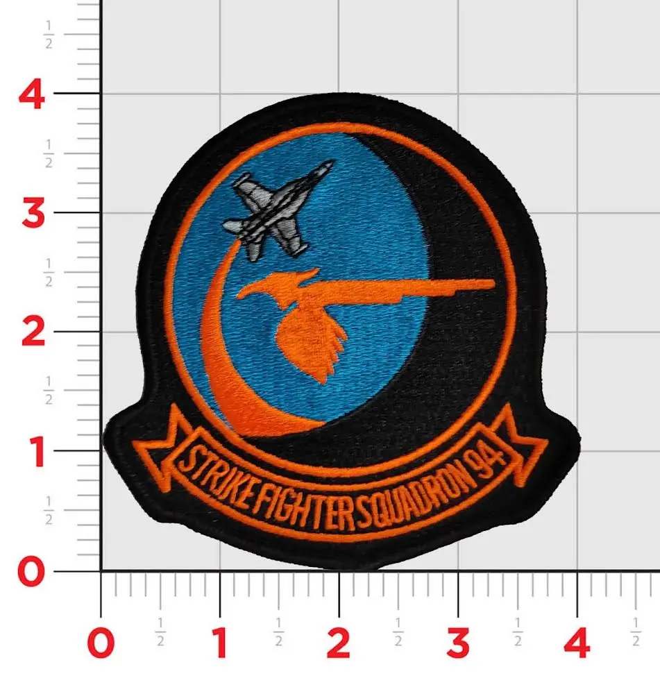 Officially Licensed Us Navy Vfa-94 Shrikes Squadron Patches 1