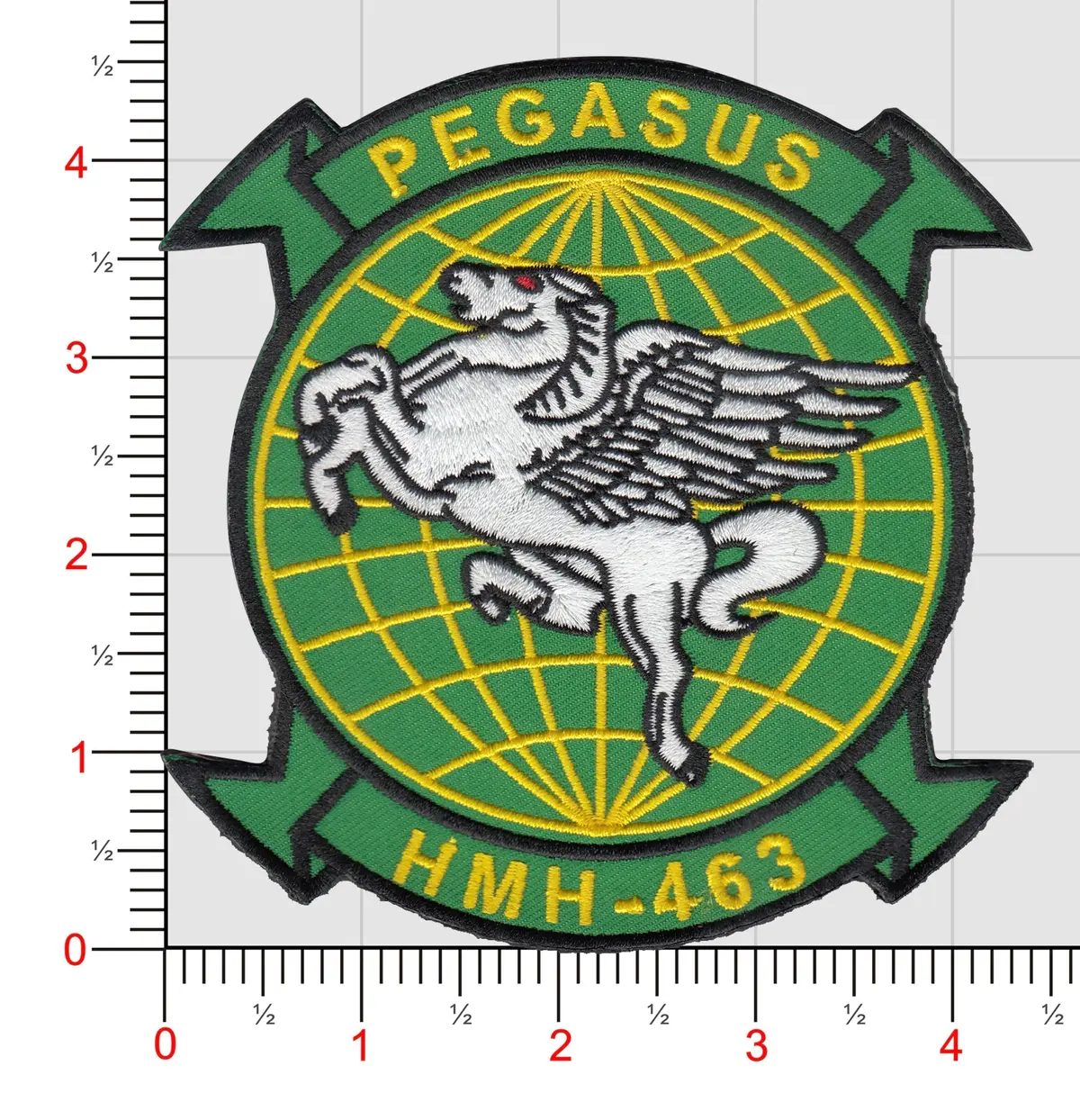 Officially Licensed Usmc Hmh-463 Pegasus Squadron Patch 1