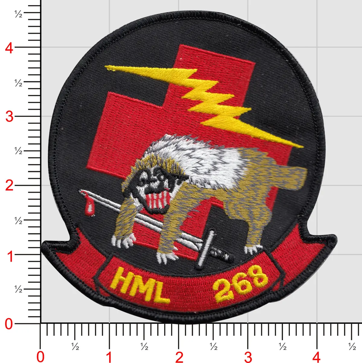 Officially Licensed Usmc Hml 268 Squadron Patch 1